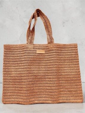 Burberry Woven Tote Bag